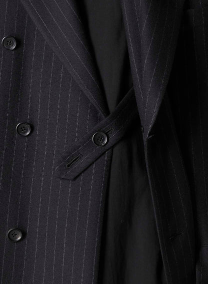 STRIPED SERGE DOUBLE JACKET