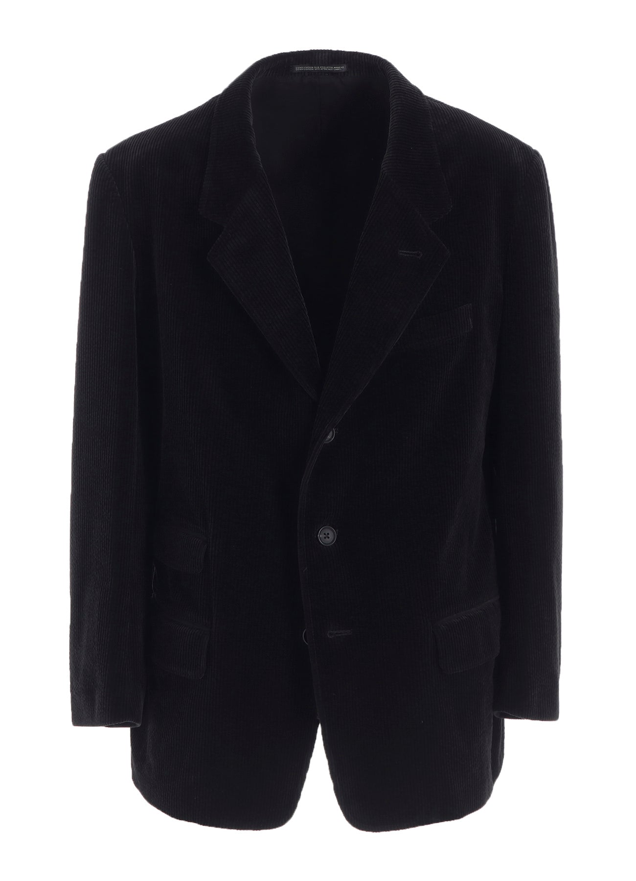 3-BUTTON JACKET WITH CORDUROY