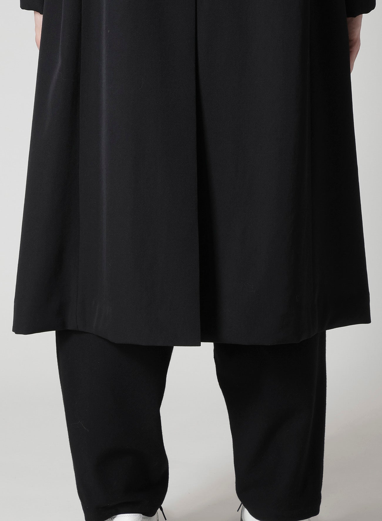 WOOL GABARDINE LONG SLEEVE DETAIL JACKET