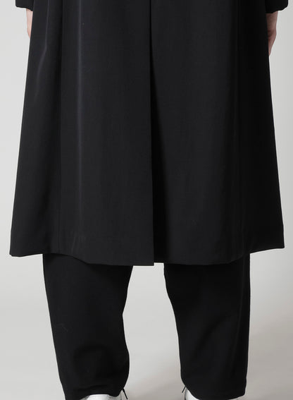 WOOL GABARDINE LONG SLEEVE DETAIL JACKET