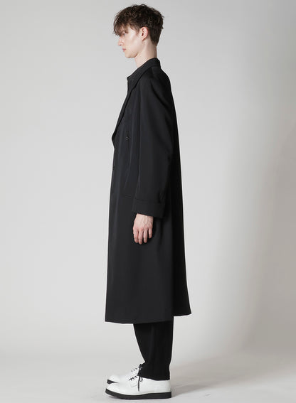 WOOL GABARDINE LONG SLEEVE DETAIL JACKET