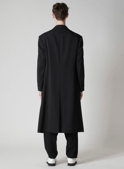 WOOL GABARDINE LONG SLEEVE DETAIL JACKET