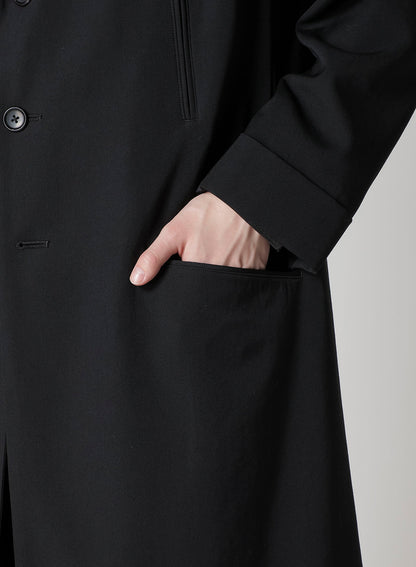 WOOL GABARDINE LONG SLEEVE DETAIL JACKET