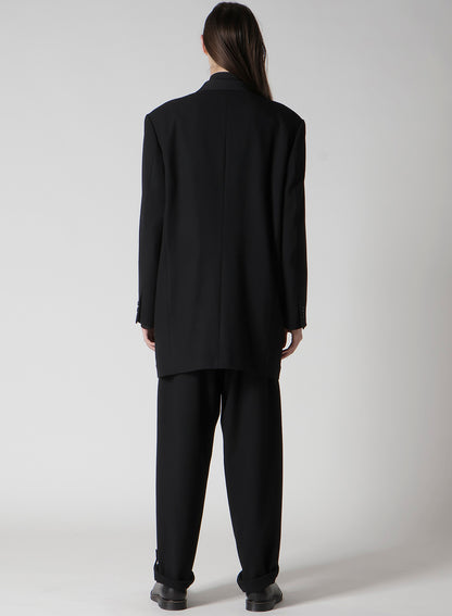 FLANNEL & NYLON RIPSTOP DOUBLE-JACKET