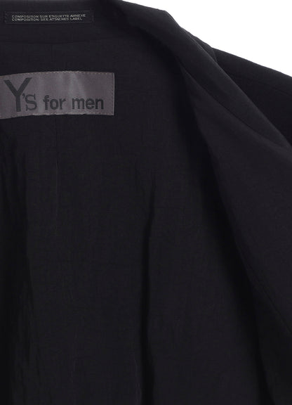 FLANNEL & NYLON RIPSTOP DOUBLE-JACKET