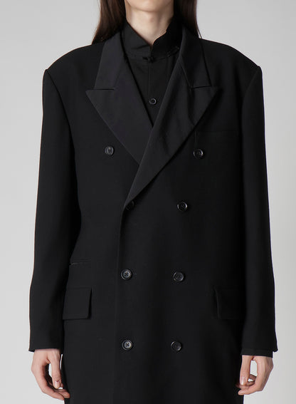 FLANNEL & NYLON RIPSTOP DOUBLE-JACKET