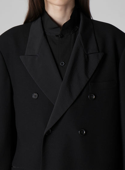 FLANNEL & NYLON RIPSTOP DOUBLE-JACKET