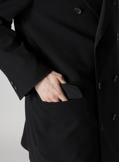 FLANNEL & NYLON RIPSTOP DOUBLE-JACKET