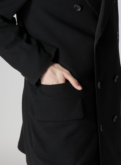 FLANNEL & NYLON RIPSTOP DOUBLE-JACKET