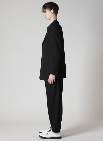 FLANNEL & NYLON RIPSTOP JACKET WITH FRONT LEFT LAYRED