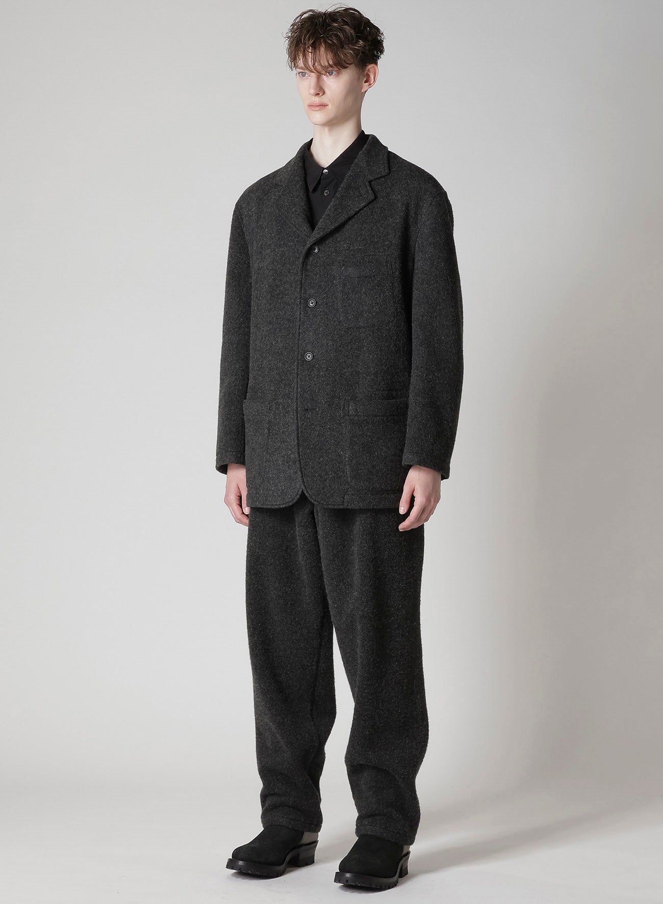 【Y's for men × MASSES】WOOL HERRINGBONE JACKET