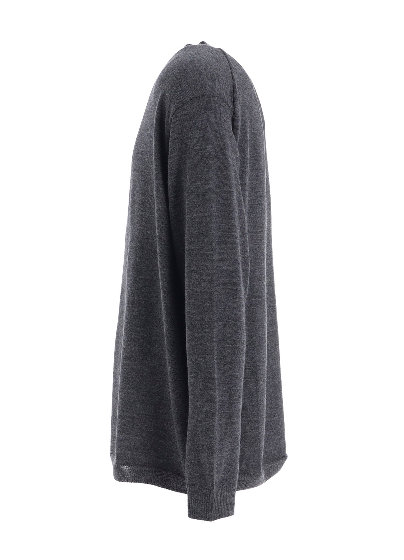 12G1P PLAIN STITCH ROUND NECK PULLOVER