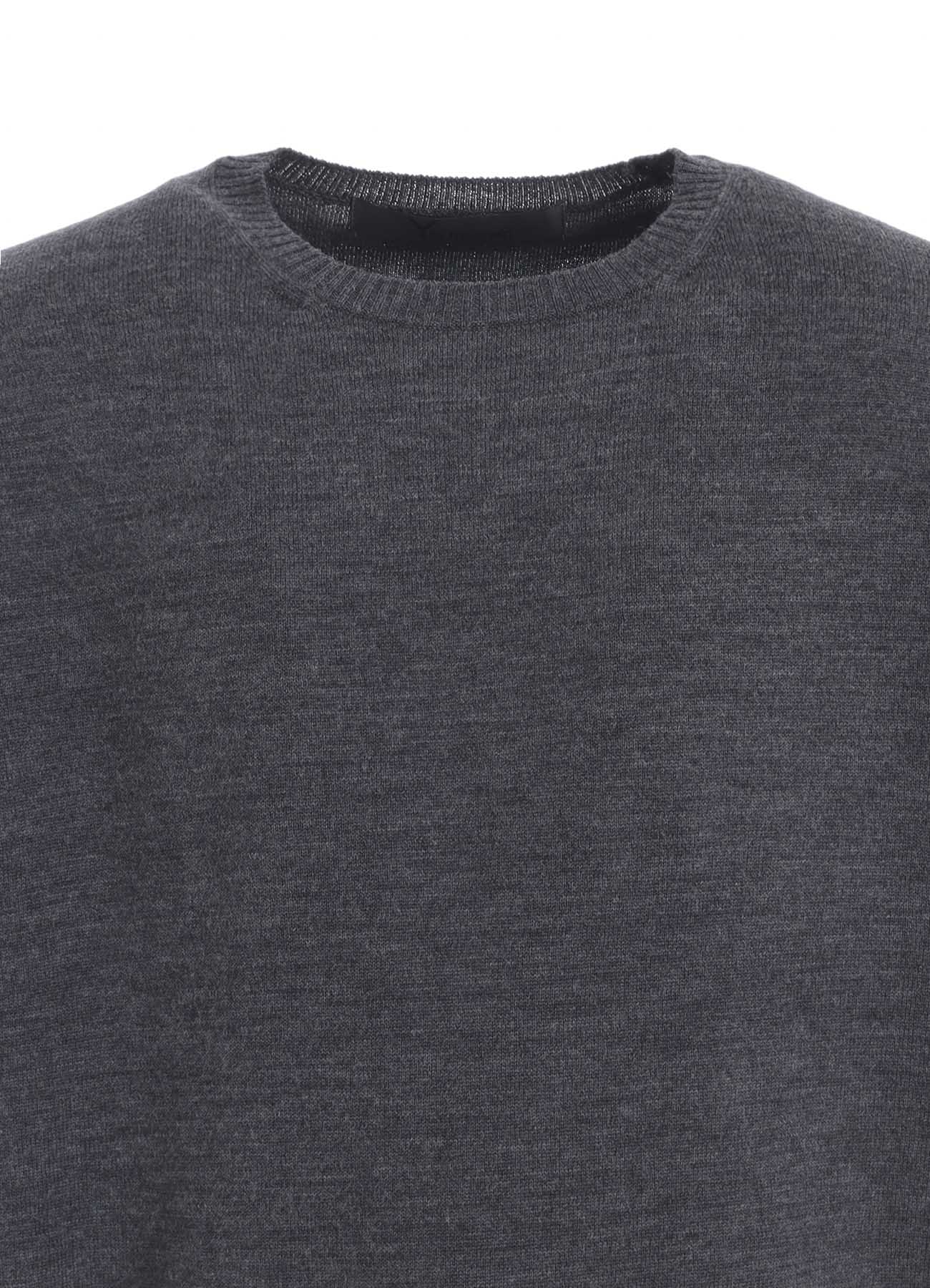 12G1P PLAIN STITCH ROUND NECK PULLOVER