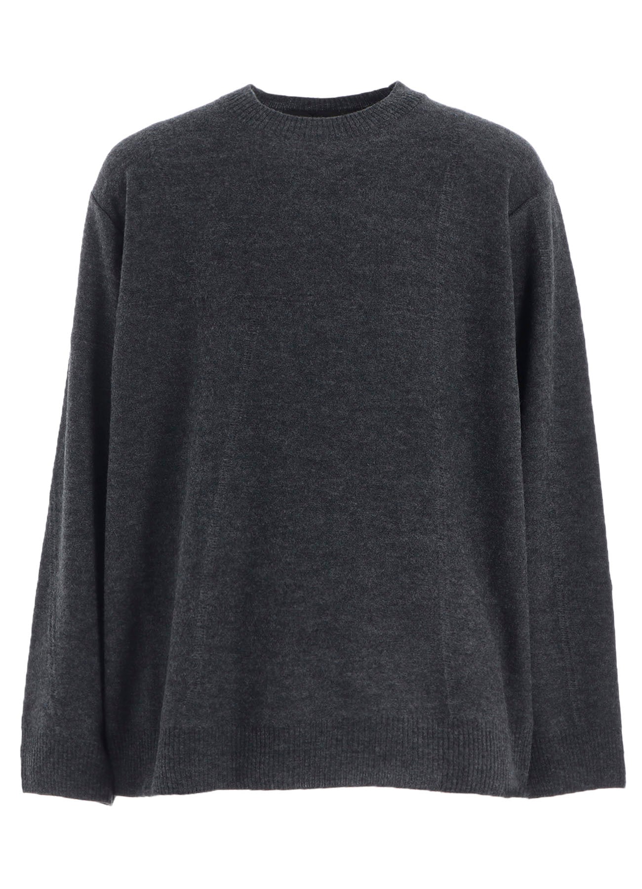 PANEL DESIGN ROUND NECK PULLOVER KNIT