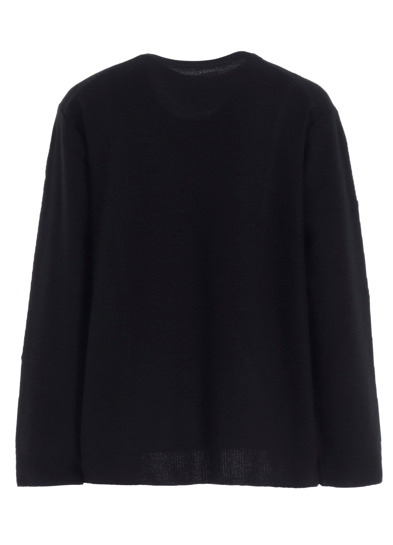 PANEL DESIGN ROUND NECK PULLOVER KNIT