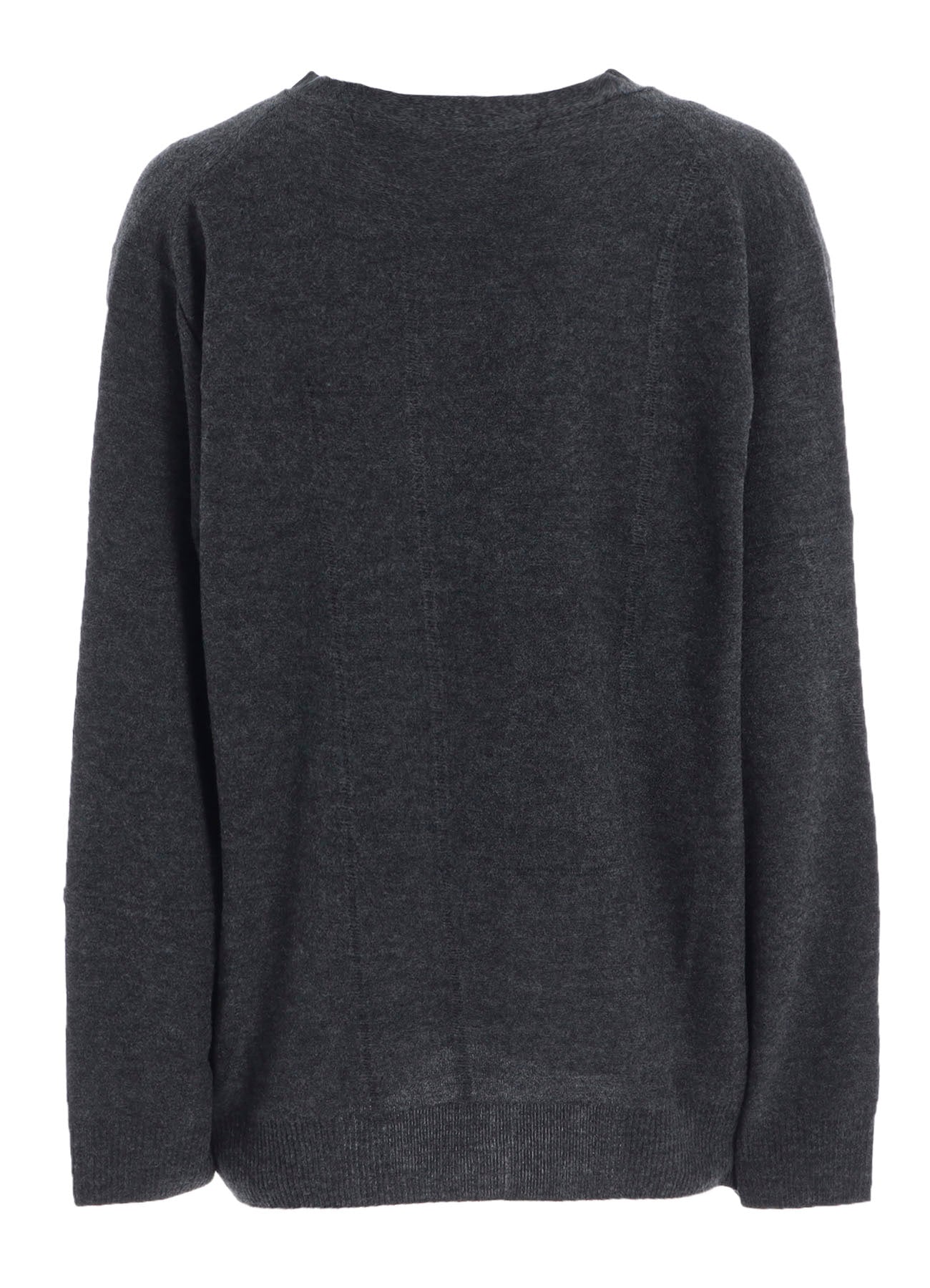 V-NECK CARDIGAN WITH PANEL DESIGN