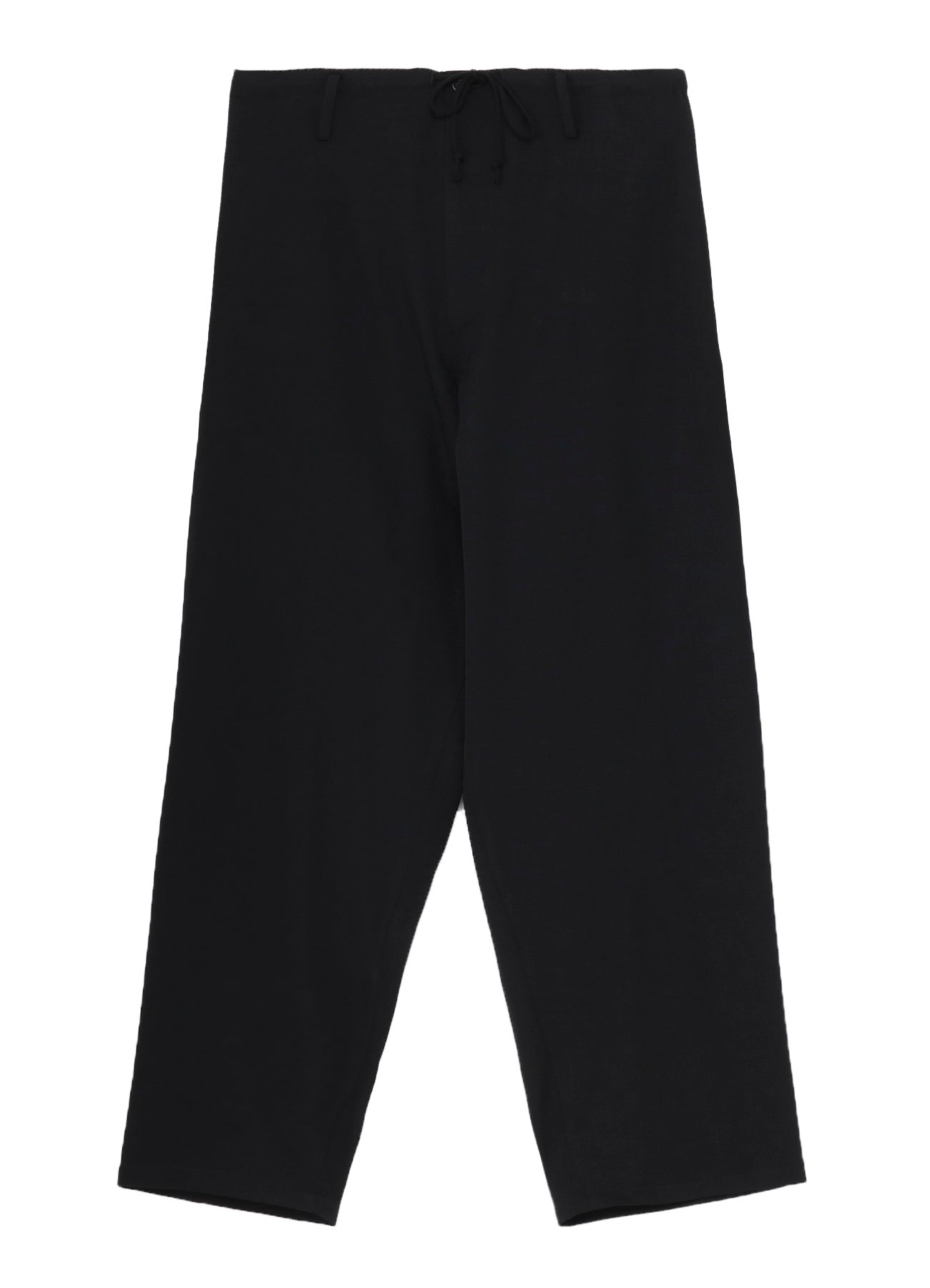 WOOL GABARDINE WIDE STRING PANTS