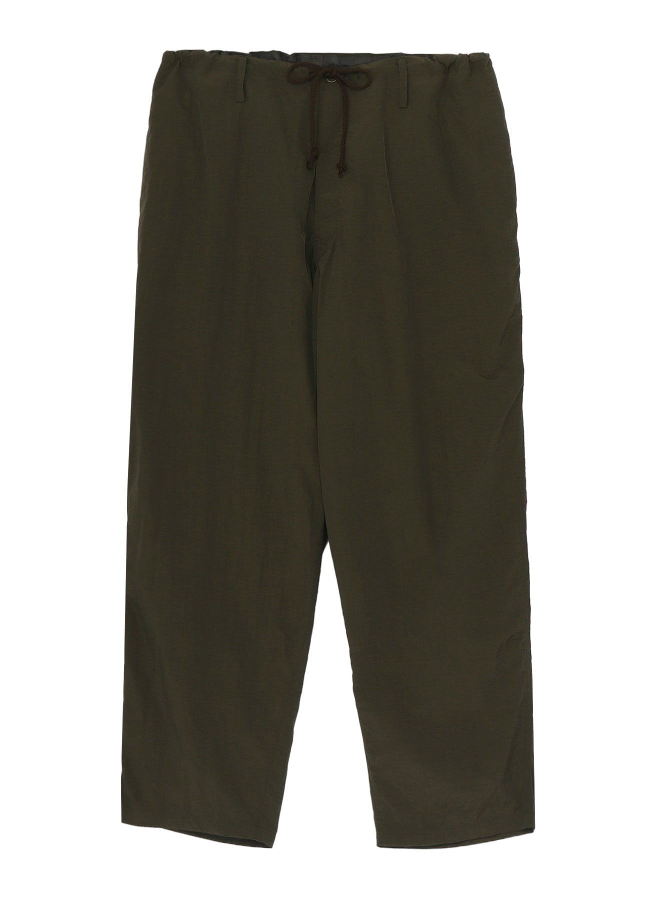 NYLON RIPSTOP WIDE-LEG DRAWSTRING PANTS