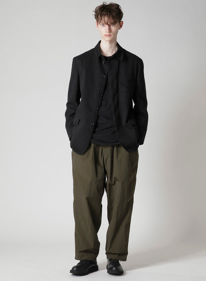 NYLON RIPSTOP WIDE-LEG DRAWSTRING PANTS