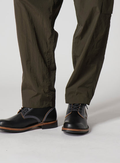 NYLON RIPSTOP SIDE-TUCK DRAWSTRING PANTS
