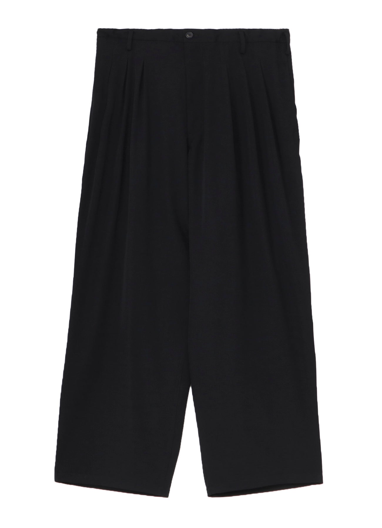 WOOL GABARDINE 12-TUCKS PANTS