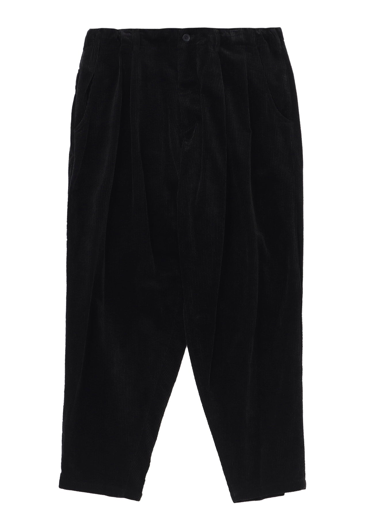 SIDE ZIP PANTS WITH CORDUROY