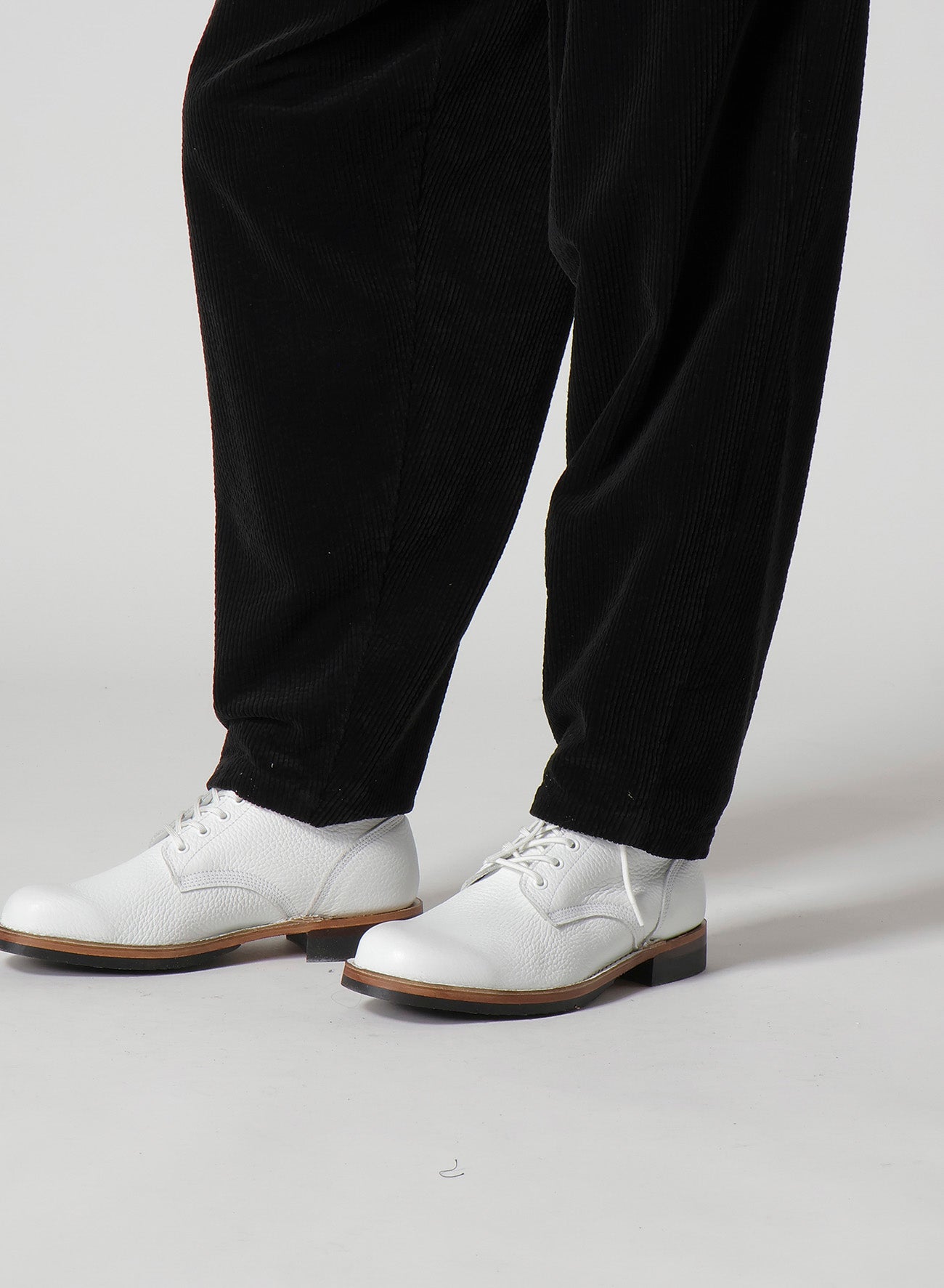 SIDE ZIP PANTS WITH CORDUROY