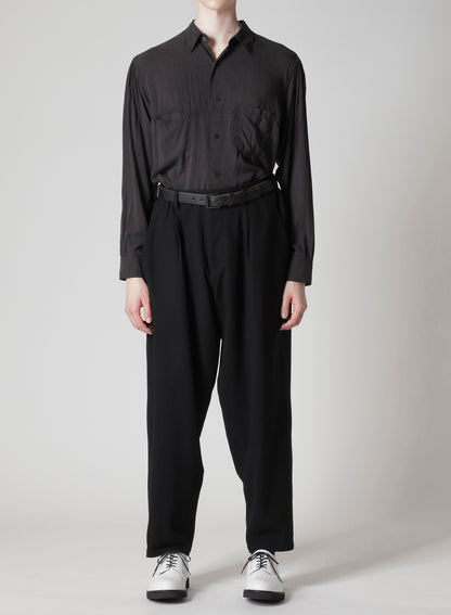 FLANNEL PANTS WITH SIDE ZIP