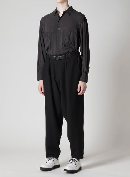 FLANNEL PANTS WITH SIDE ZIP