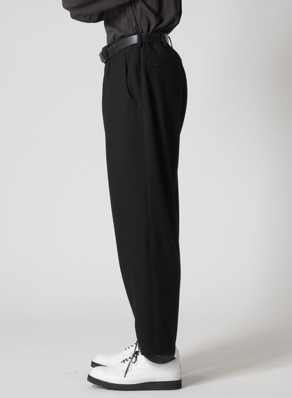 FLANNEL PANTS WITH SIDE ZIP