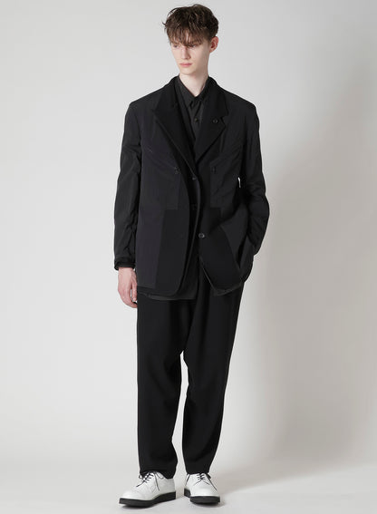 FLANNEL PANTS WITH SIDE ZIP