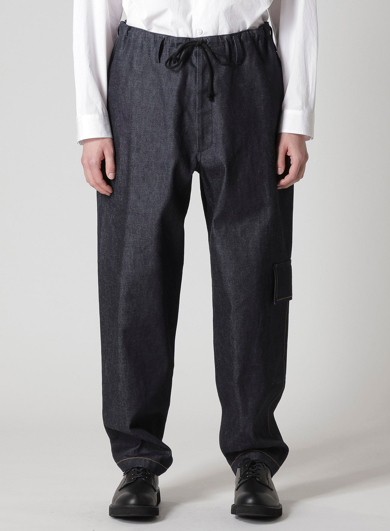 13oz DENIM PANTS WITH SIDE TUCK