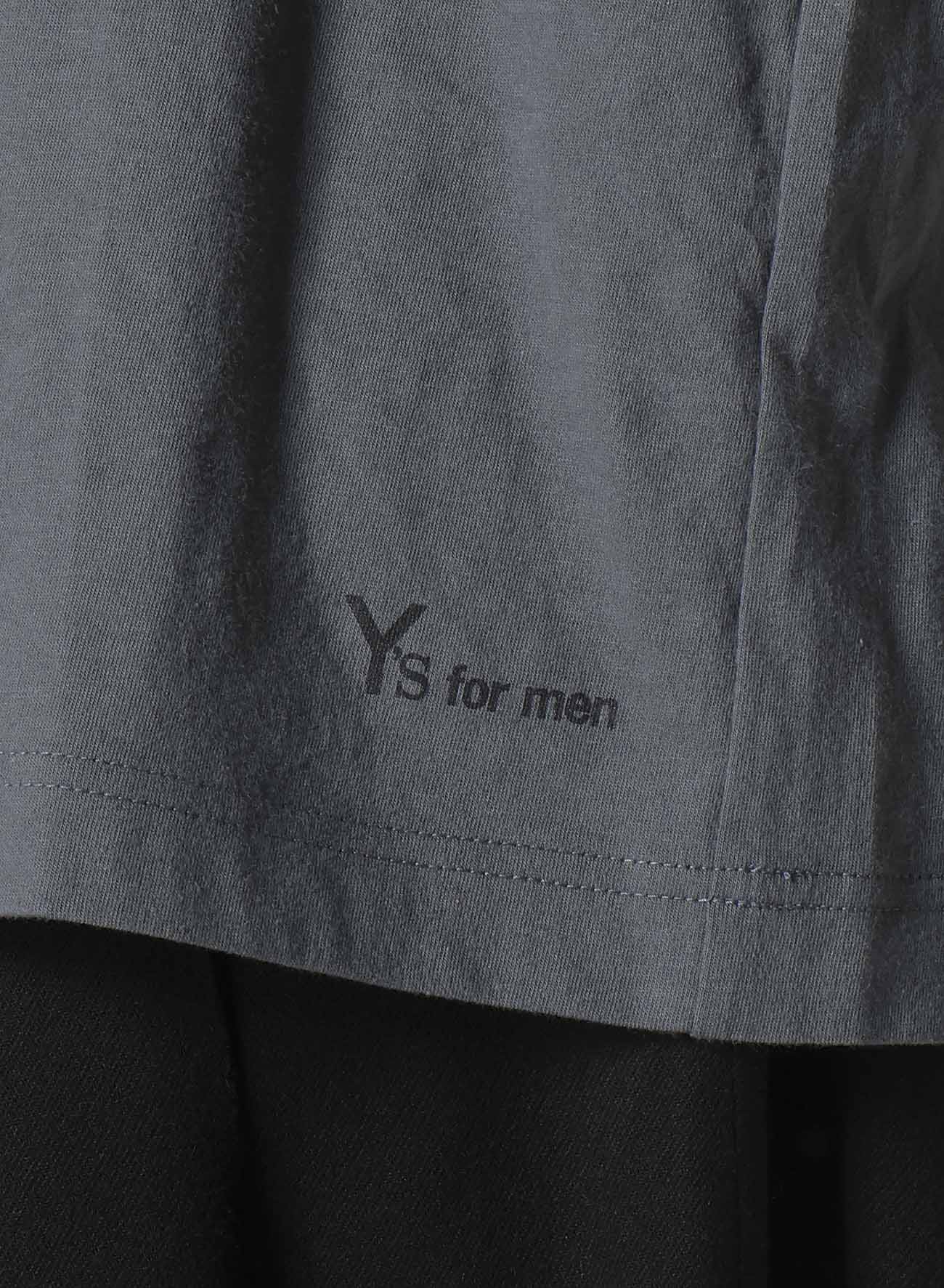 Y's for men LOGO PRINT SHORT SLEEVE T-SHIRTS