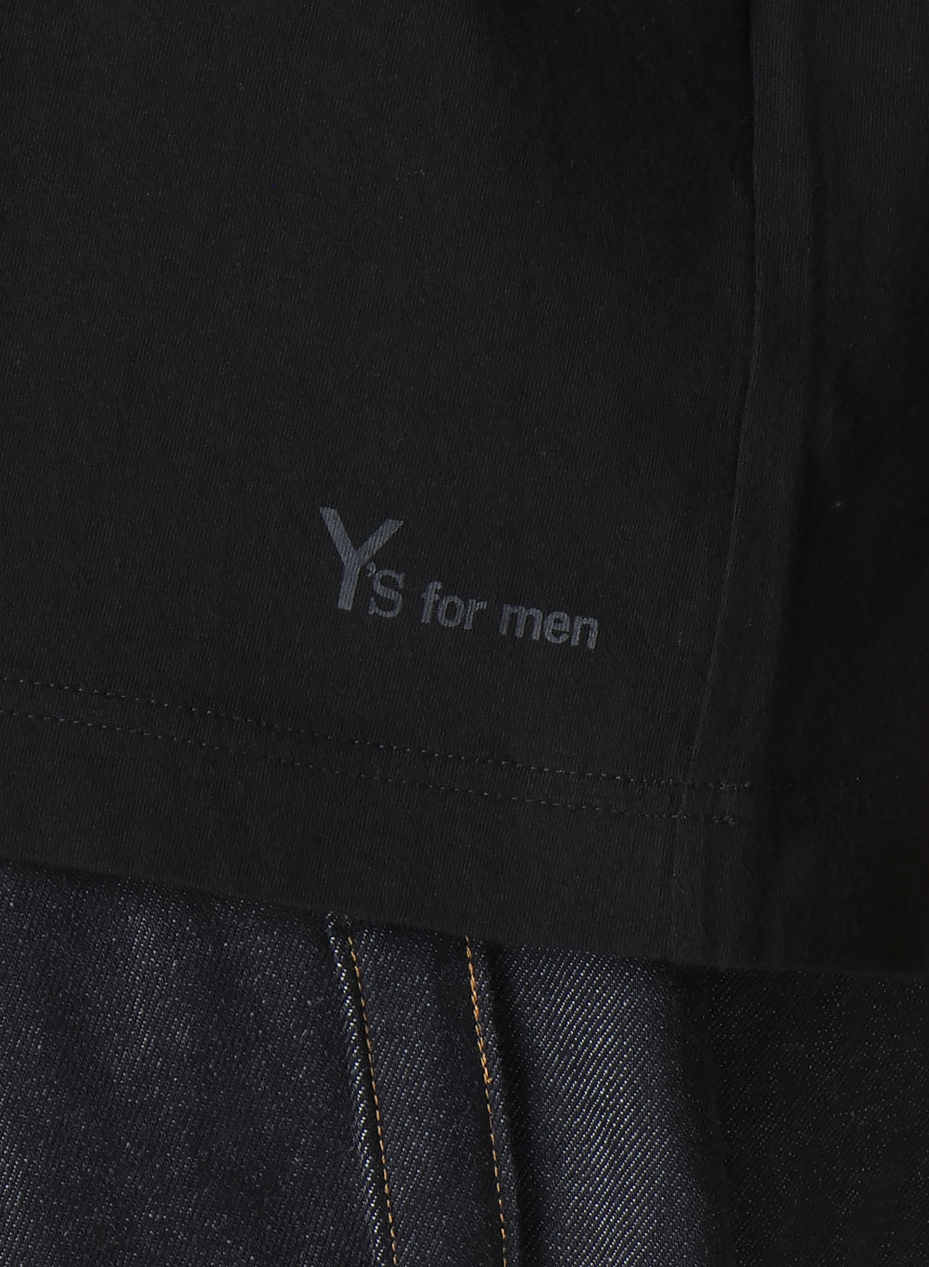 Y's for men LOGO PRINT SHORT SLEEVE T-SHIRTS