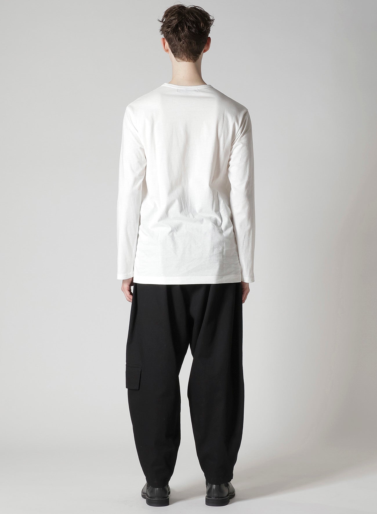 Y's for men LOGO PRINT LONG SLEEVE T-SHIRTS