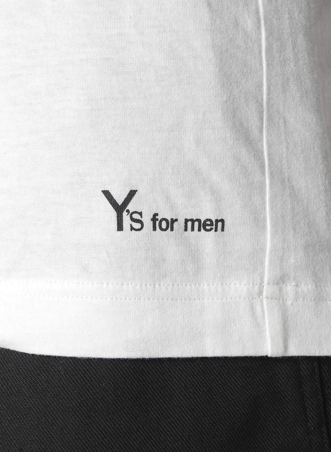 Y's for men LOGO PRINT LONG SLEEVE T-SHIRTS
