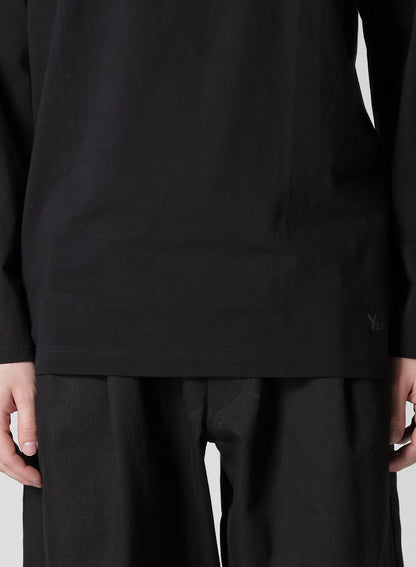 Y's for men LOGO PRINT LONG SLEEVE T-SHIRTS