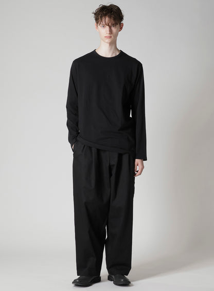 Y's for men LOGO PRINT LONG SLEEVE T-SHIRTS