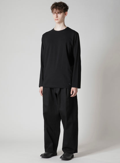 Y's for men LOGO PRINT LONG SLEEVE T-SHIRTS