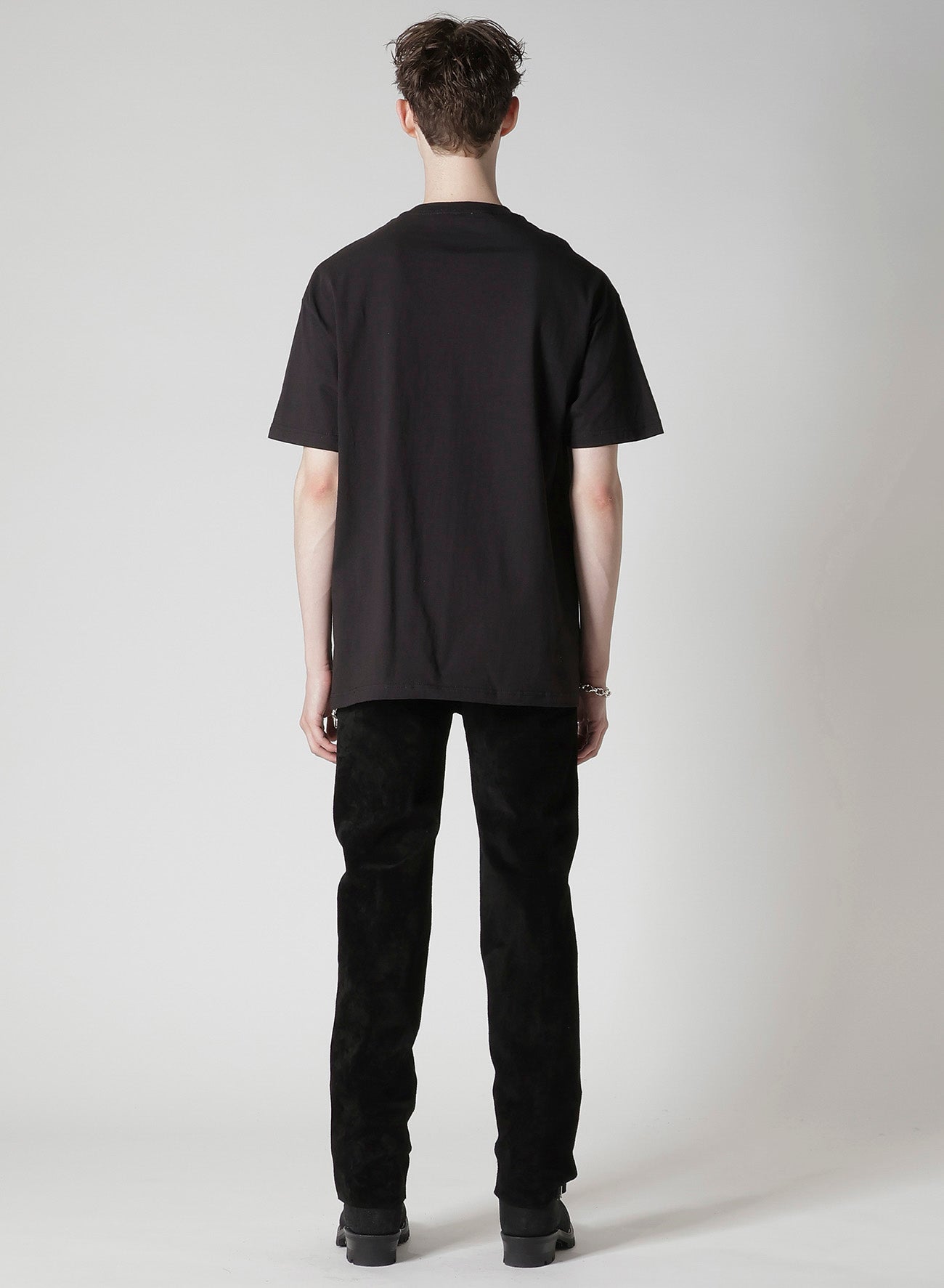 【Y's for men × MASSES】COTTON SINGLE PRINT ROUND NECK SHORT SLEEVE T