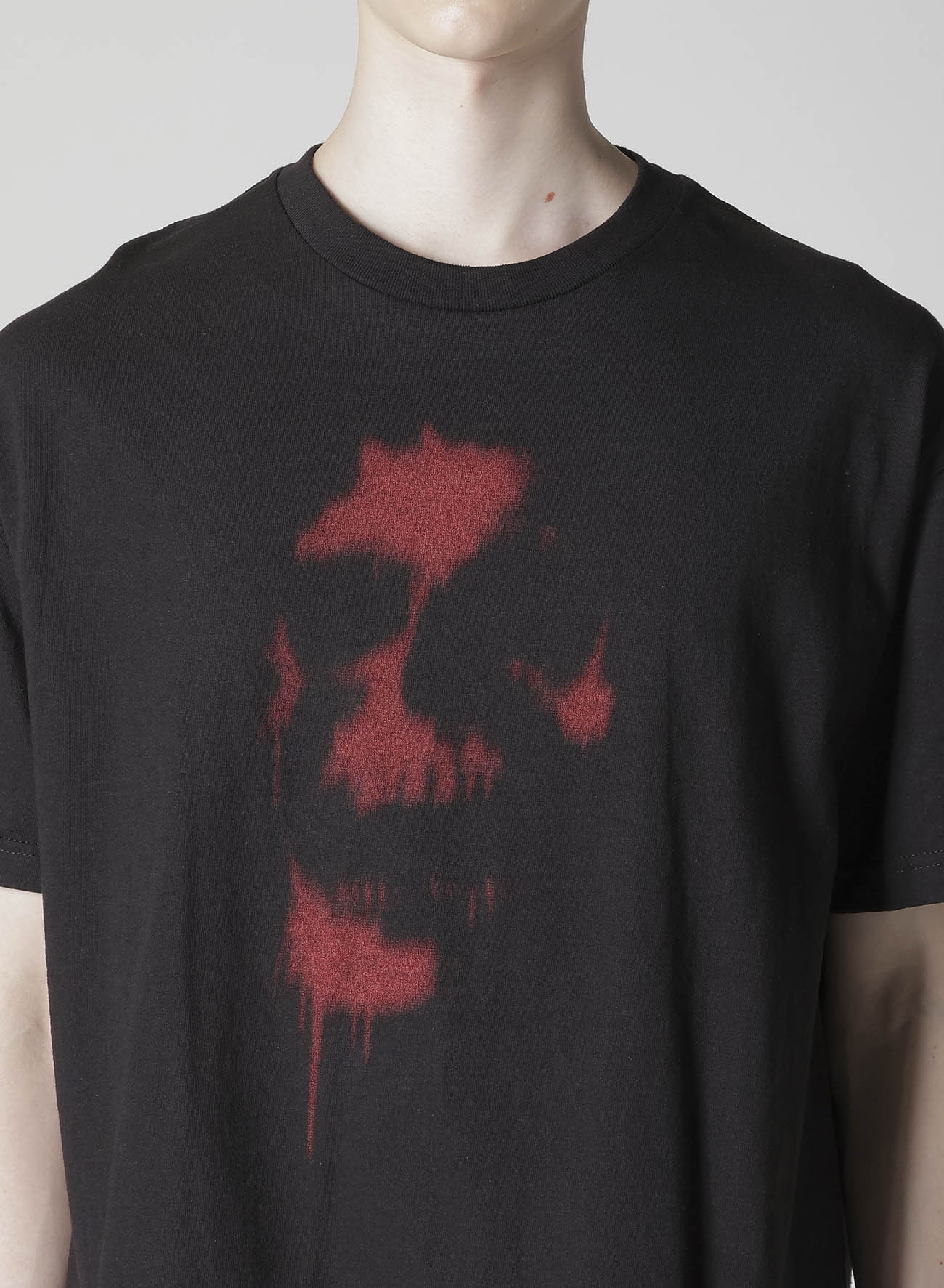 【Y's for men × MASSES】COTTON SINGLE PRINT ROUND NECK SHORT SLEEVE T