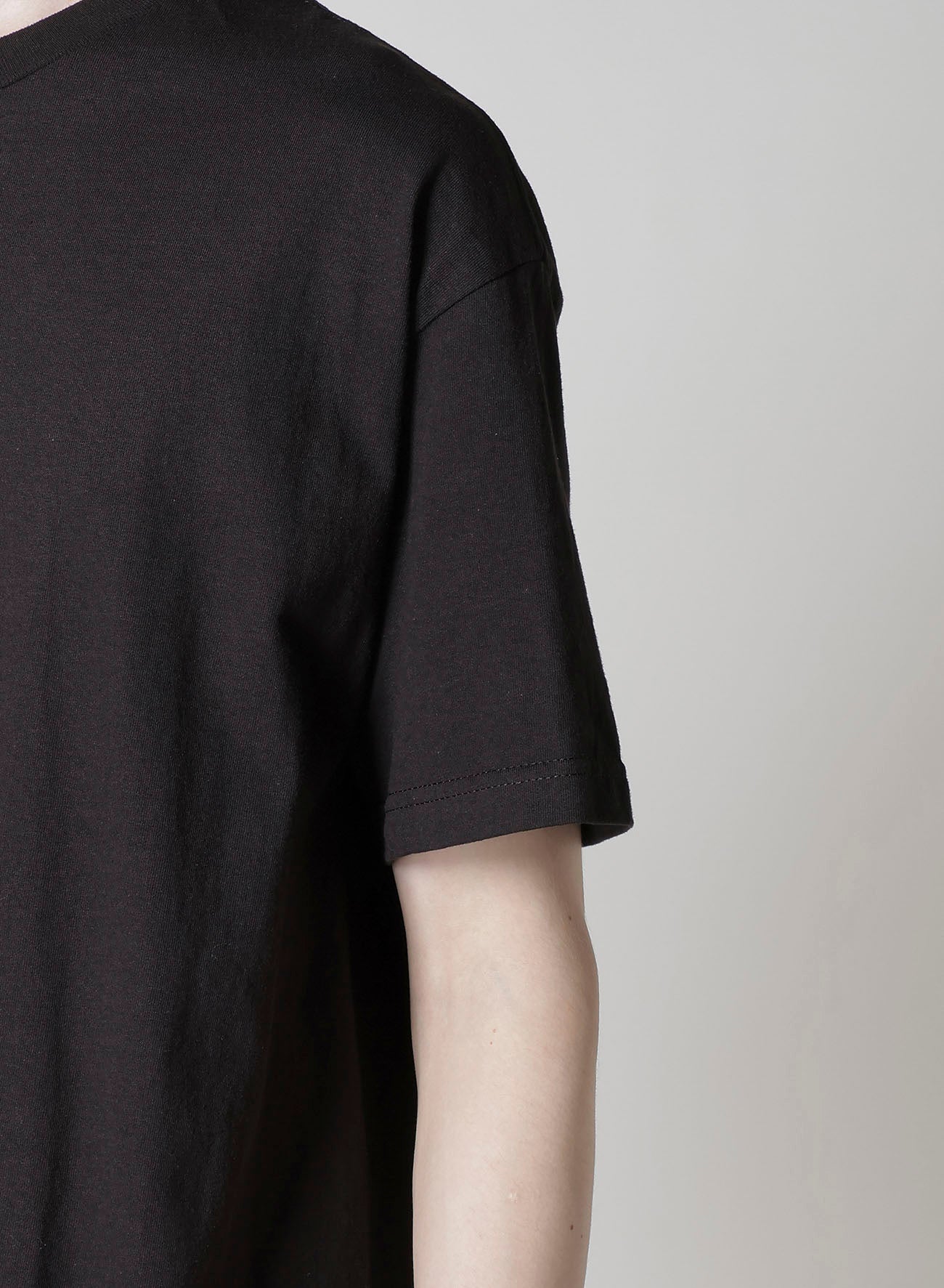 【Y's for men × MASSES】COTTON SINGLE PRINT ROUND NECK SHORT SLEEVE T
