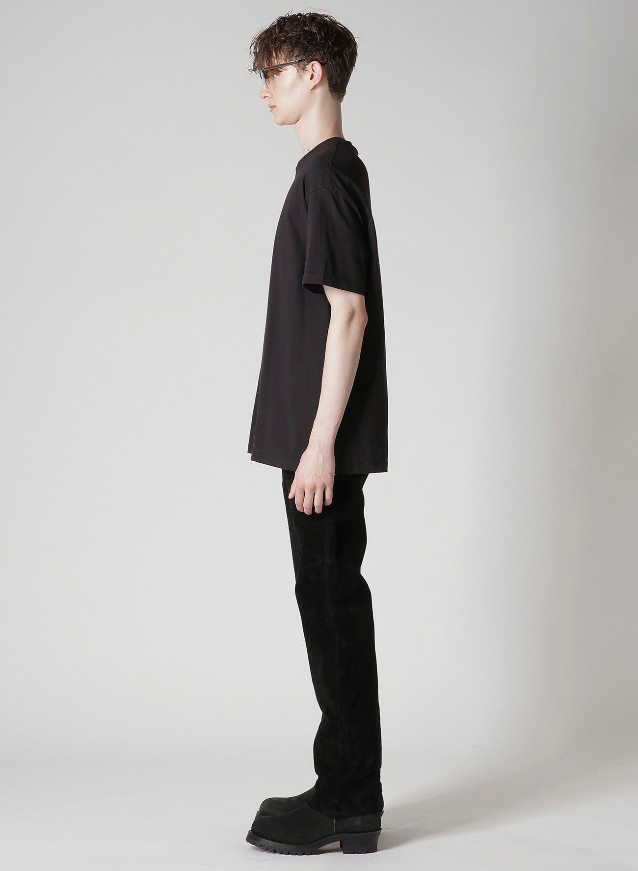 【Y's for men × MASSES】COTTON SINGLE PRINT ROUND NECK SHORT SLEEVE T