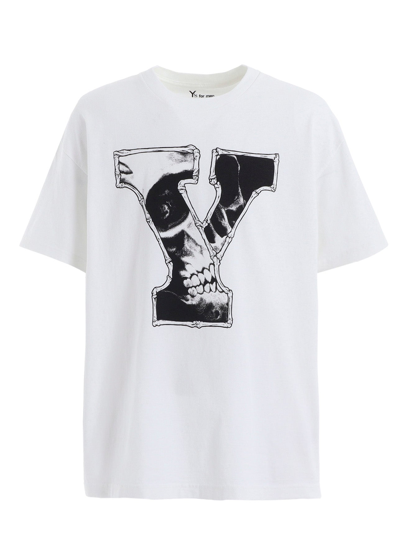 【Y's for men × MASSES】COTTON SINGLE PRINT ROUND NECK SHORT SLEEVE T