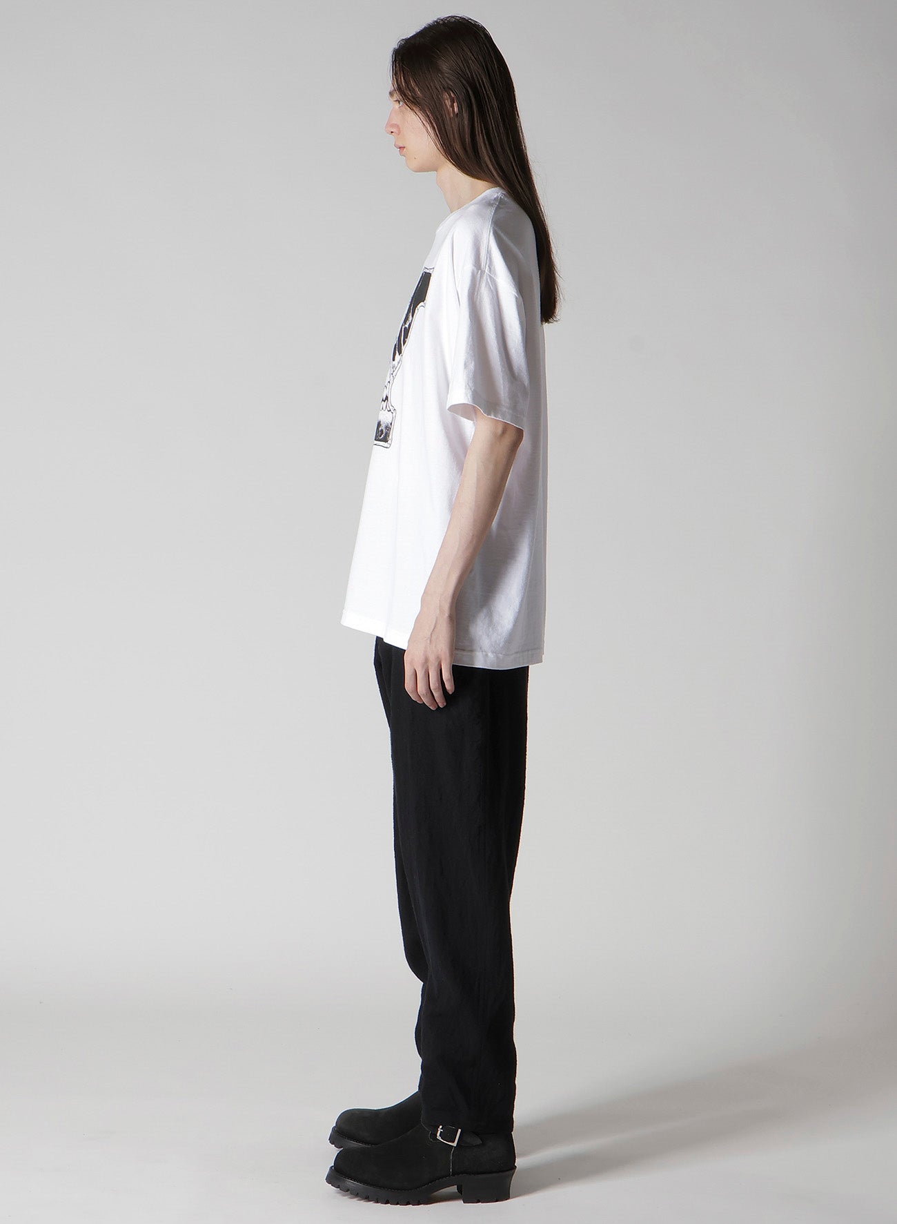 【Y's for men × MASSES】COTTON SINGLE PRINT ROUND NECK SHORT SLEEVE T