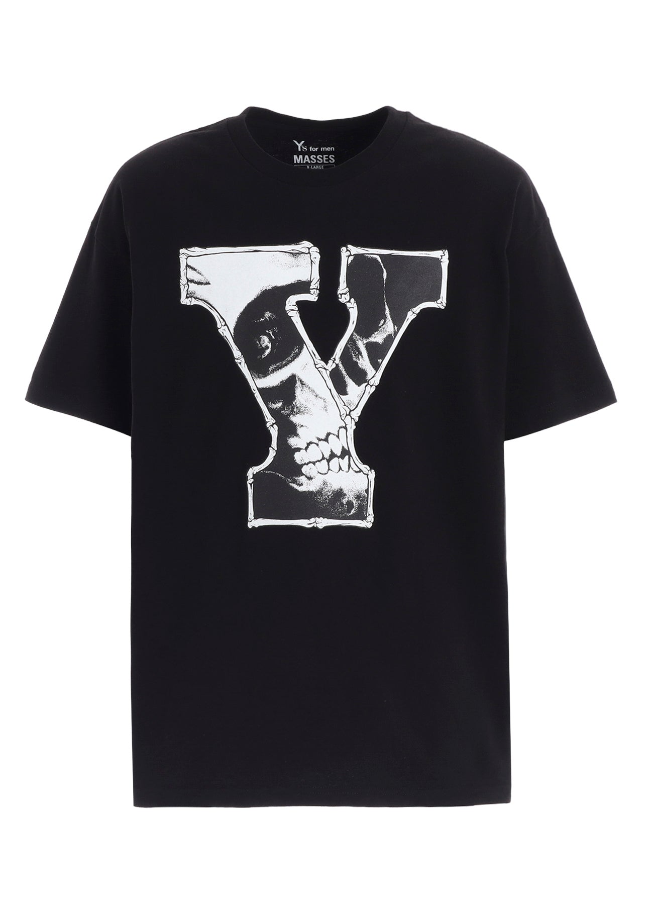 【Y's for men × MASSES】COTTON SINGLE PRINT ROUND NECK SHORT SLEEVE T