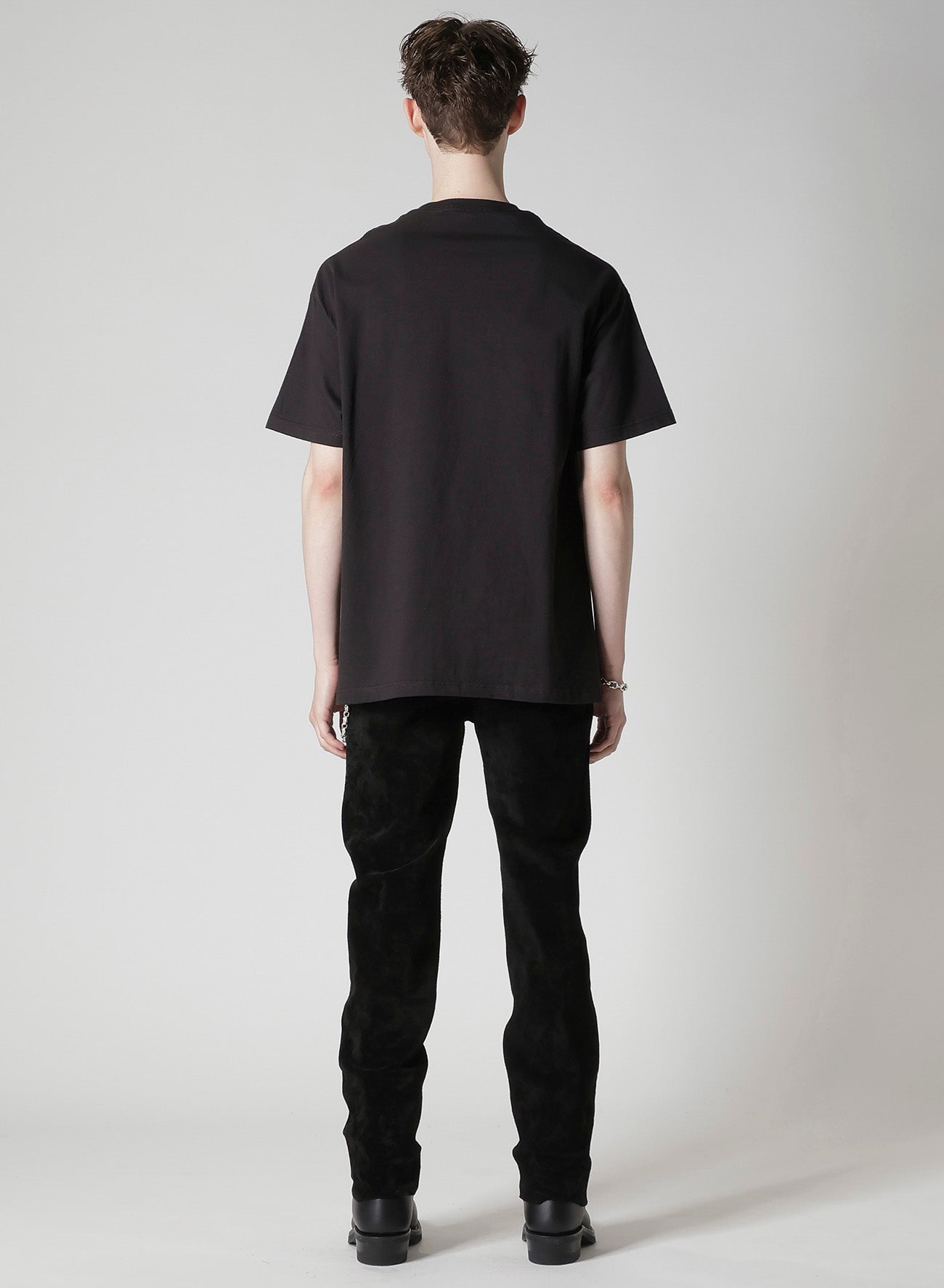 【Y's for men × MASSES】COTTON SINGLE PRINT ROUND NECK SHORT SLEEVE T