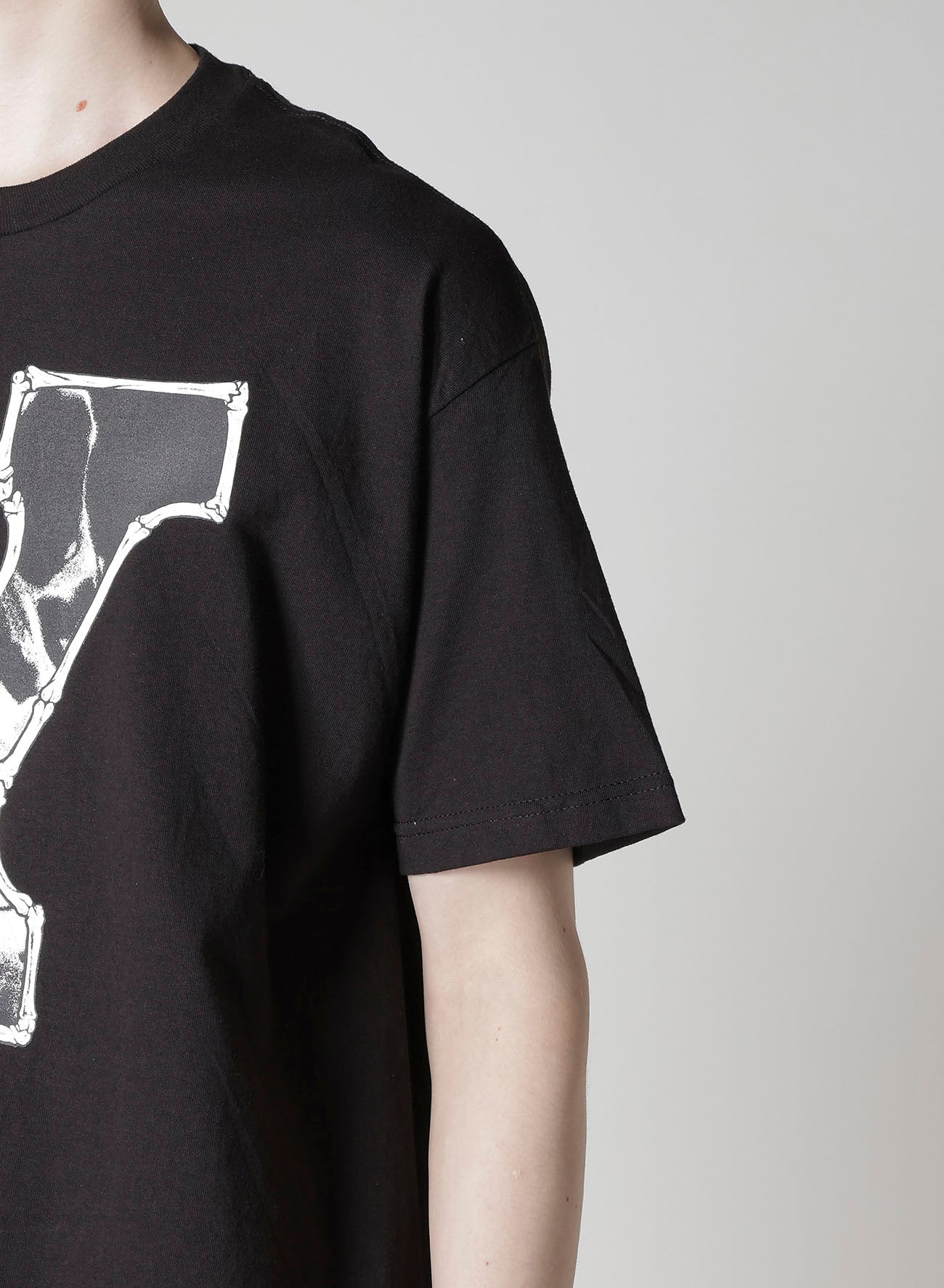 【Y's for men × MASSES】COTTON SINGLE PRINT ROUND NECK SHORT SLEEVE T