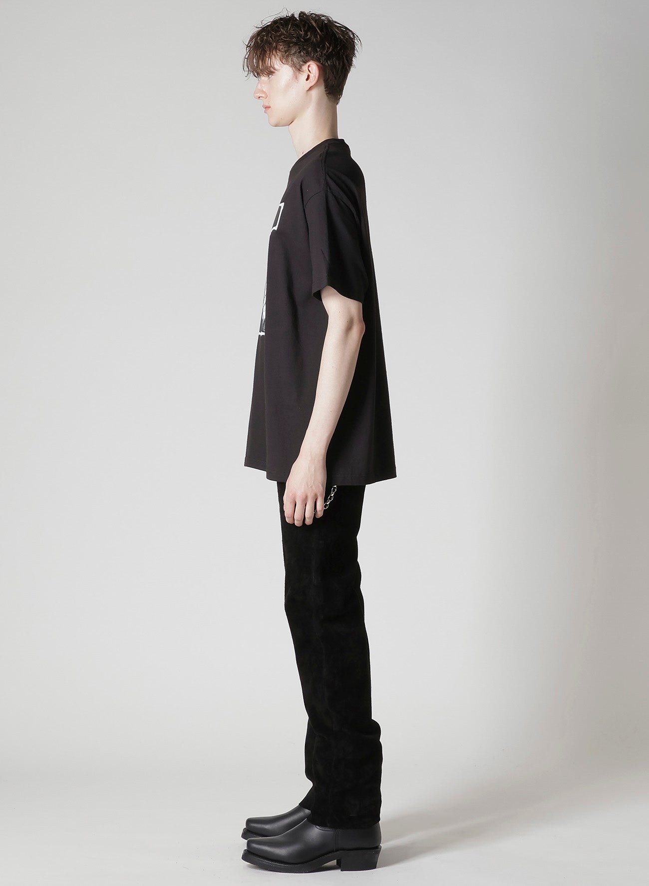 【Y's for men × MASSES】COTTON SINGLE PRINT ROUND NECK SHORT SLEEVE T