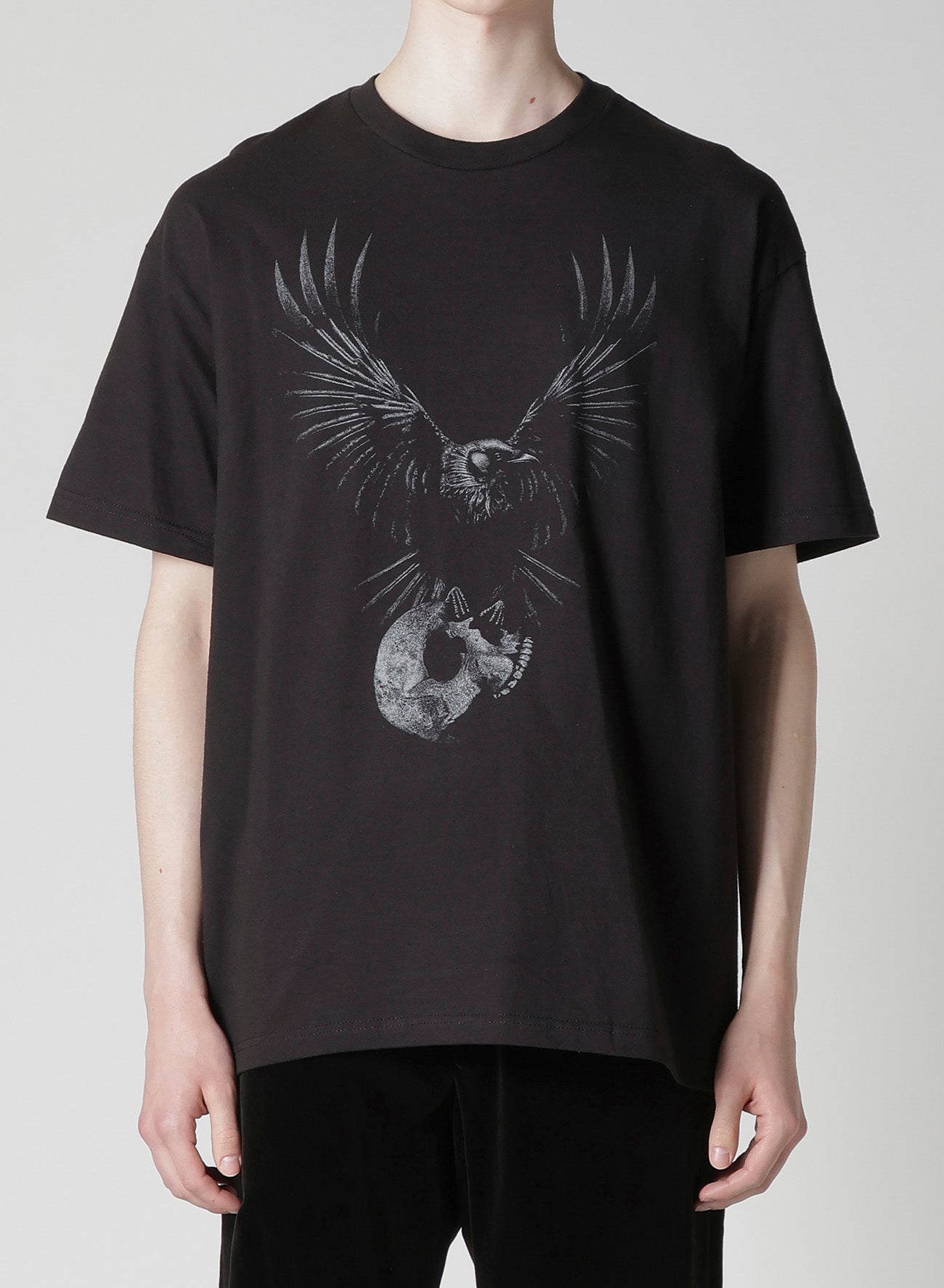 【Y's for men × MASSES】COTTON SINGLE PRINT ROUND NECK SHORT SLEEVE T